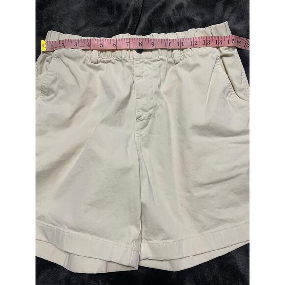 Bear Bottom Chino Shorts khaki 7” Large Stretch Mens - Picture 7 of 9